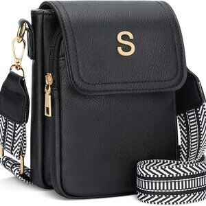 Multi-Pocket Personalized Crossbody Bag | Stylish Vegan Leather for Any Occasion